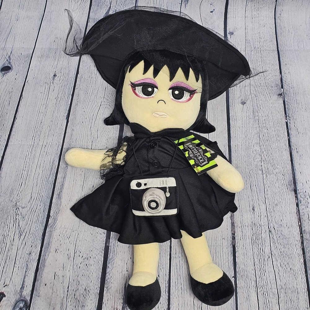 Lydia Deetz Spirit Halloween Beetlejuice Plush 18" Stuffed Doll W Original Tag